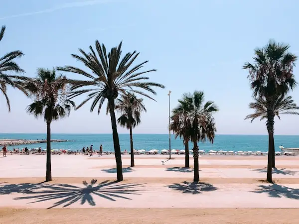 Der Strand von La Barceloneta