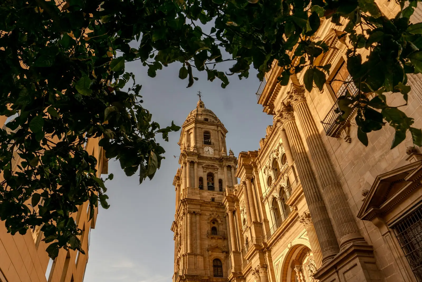 Torre della Cattedrale dell'Incarnazione di Málaga, nota come 'la Manquita' per la torre che non fu mai completata