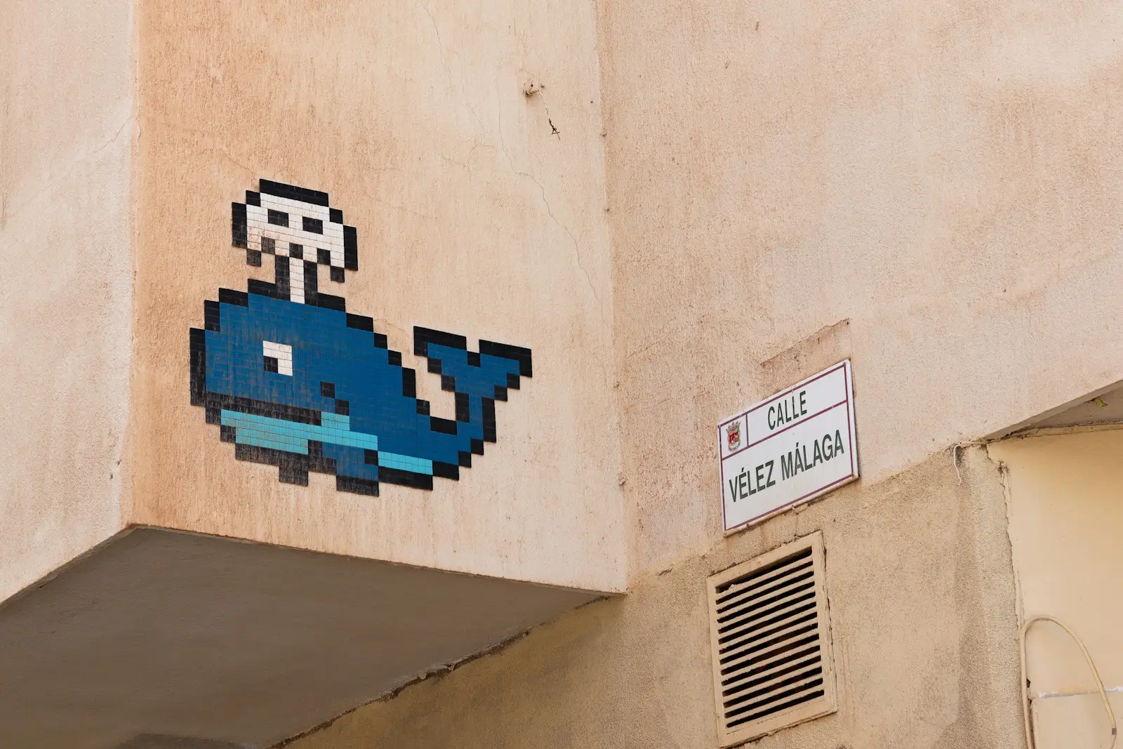Murale di street art nel quartiere Soho di Málaga, il quartiere dei murales