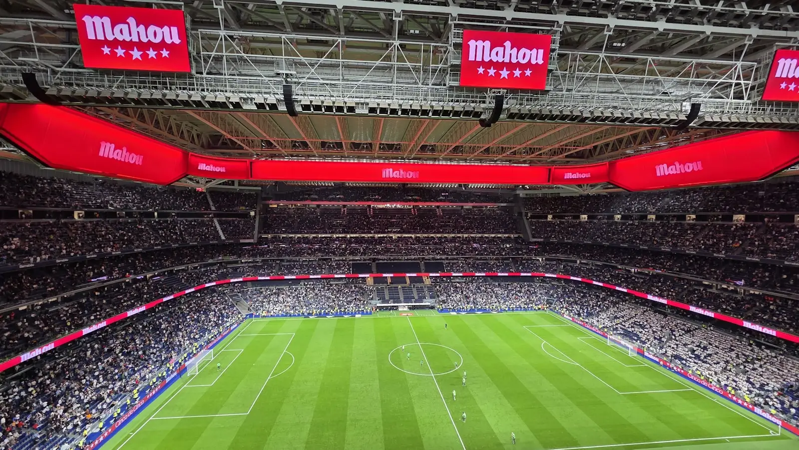 Santiago Bernabéu, estadio del Real Madrid en el Paseo de la Castellana