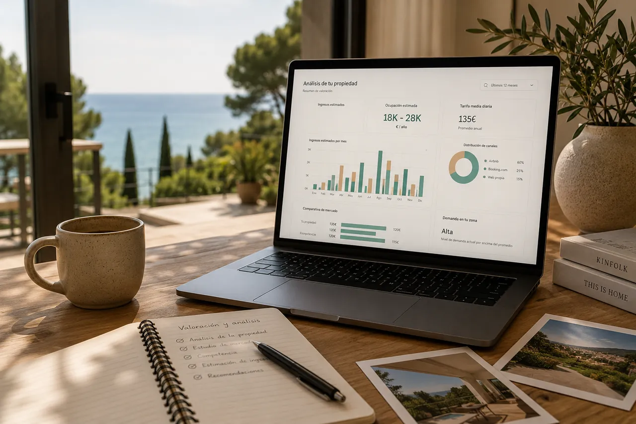 Property analysis and valuation for vacation rental